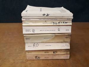 lot 523 image: Caterpillar Parts Manuals - D353 Engine, H140D, H160D, H180D Hydraulic Hammers, D6N, 3408B Engine, 14H Grader, D6D Tractor