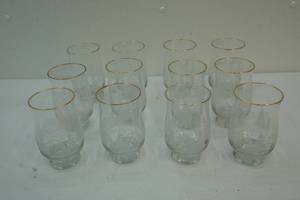 Gold rimmed glasses
