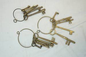 Brass keys