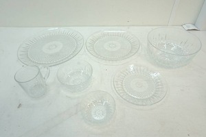 Glass dinnerware