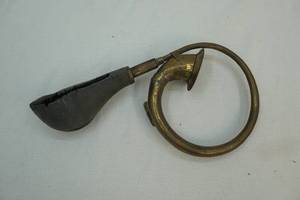 Vintage brass horn