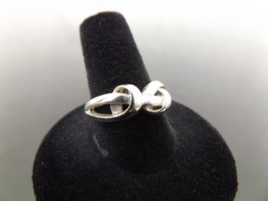 lot 59 image: .925 Sterling Silver Knot Ring Size 8.5
