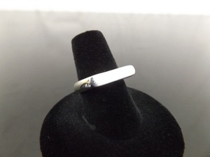 lot 60 image: .925 Sterling Silver SILPADA Flat Top Impression Ring Size 7