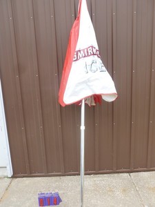 Smirnoff Ice vinyl umbrella. Good used condition. As shown.