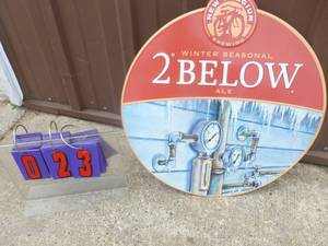 NOS New Belgium 2 below tin. 19 x 20. Unused. As shown.