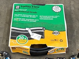 lot 36 image: Lot Of Snow Plow Feet, Jumper Cables, Lawn Edging, Power Fastener Set