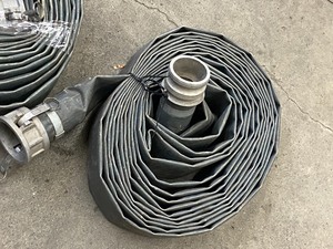 lot 44 image: Lot Of (2) 3 x 50ft Trash Pump Discharge Hoses