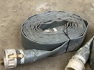 lot 45 image: Lot Of (2) 3 x 50ft Trash Pump Discharge Hoses
