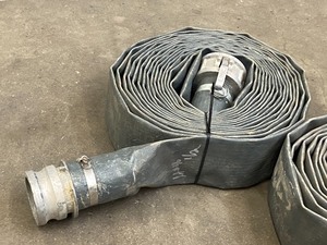 lot 46 image: Lot Of (2) 3 x 50ft Trash Pump Discharge Hoses