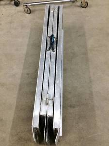 MSRP $600 -&nbsp10 Foot EZ-Access Travel Trifold Portable Mobility Loading Wheelchair Threshold Ramp Handicap Assistance Ramp With Applied Slip-Resistant Surface 800lb Capacity - Great Condition