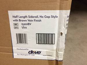 lot 29 image: Drive MEdical Patient Bed Half Length Bed Rail - New In Box