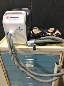 lot 38 image: WOW MSRP $8000 Recent Model 2019&nbspRESPIRTECH inCourage ICS-1M-US With Vest (Size 34) Chest Compression Therapy Airway Clearance Device - Used One Just Sold Online For $2000 - Excellent Working Condition - 1st Pic Stock Photo