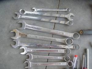lot 23 image: Assorted Wrenches & Spark Plug Wrenches