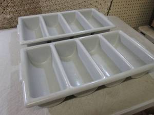 (EW4) 2 Silverware Trays...