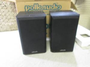 (B-2) Pair of Polk Audio Box Shelf ...