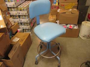 (RMC) Stool with Cushioned Seat and...