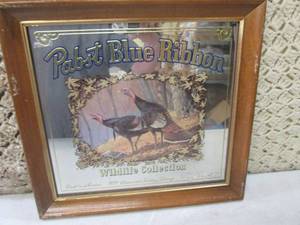 (BSB) Vintage Framed Pabst Blue Rib...