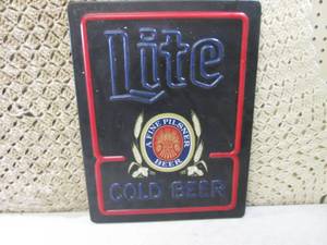 (BSB) Lite Beer Cold Beer Sign 15 1...
