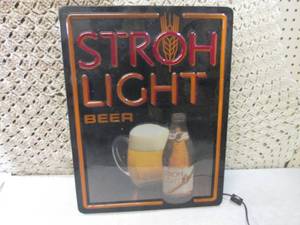 (RM5) Vintage Lightup Stroh Light B...
