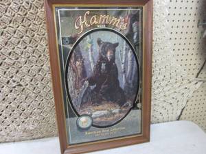 (BSB) Vintage Framed Hamms Beer Mi...