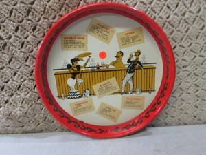 (EW3) Vintage 13 Metal Serving Tra...