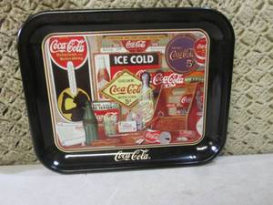 (EW3) Vintage Coca-Cola Metal Servi...