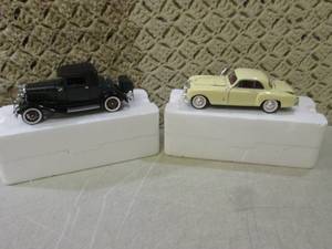 (BSB) 2 Vintage Diecast Cars 1930 H...
