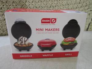 (BSB) Dash Mini Makers 3-Pack Gridd...