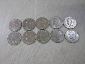 (CNTR) 10 Ike Dollar Coins Mix of 1...