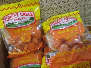 (EC2) Box Full of Bags of Fried Por...
