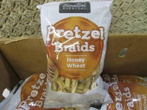 (D-1) 12 Bags of Honey Wheat Pretze...