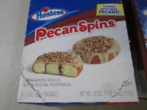 (C-3) 3 Boxes of Hostess Pecan Spin...