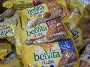 (D-1) Large Lot of Assorted Belvita...