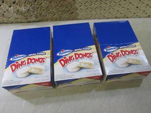 (B-1) 3 Boxes of Hostess White Fudg...