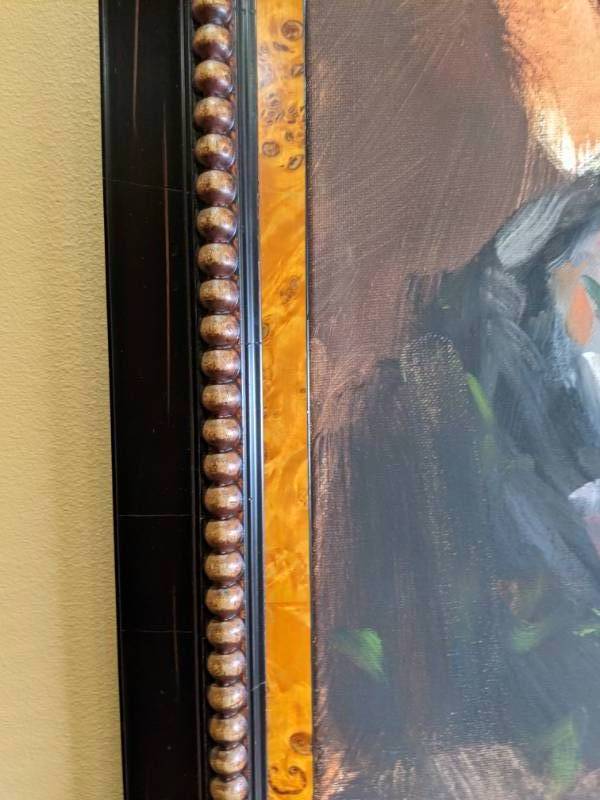 lot 212 image: Erika One of a kind Hand Painted Framed Portrait