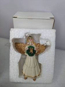 lot 110 image: Set of (2) Hallmark Keepsake Ornaments (Snow Day & R2-D2), Silver Plated Snowman Bell & Angel Ornament
