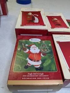lot 111 image: Lot of (9) Hallmark Keepsake Ornaments