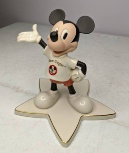 lot 71 image: Vintage Lenox Disney My Very Own Mickey Mouseketeer Sculpture