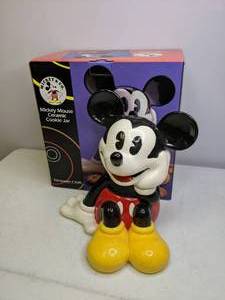 lot 98 image: Adorable Mickey and Co. Mickey Mouse Ceramic Cookie Jar