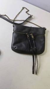 lot 121 image: Authentic Nine West Red Wristlet and Black Cross Body Shoulder Bag