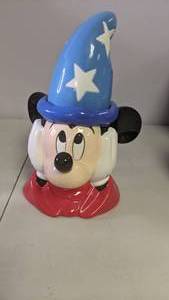 lot 79 image: Rare Vintage Disney Mickey Mouse Fantasia Ceramic Cookie Jar