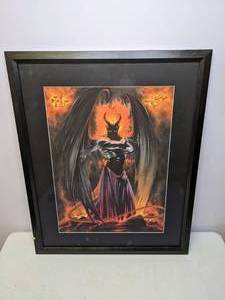 lot 208 image: Exquisite Lucifer Standing Limited Edition Lawrence Allen Williams Print