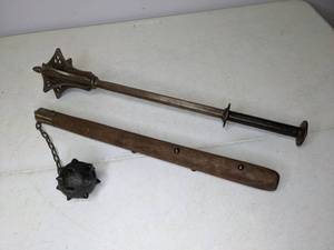 lot 217 image: Medieval Mace and Flail