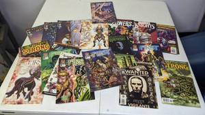 lot 466 image: Mixed Lot of Comics Tom Strong, The First, Marvel Knights, The Punisher, & More