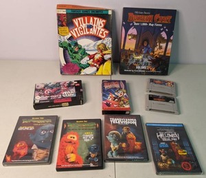 lot 443 image: Mixed Lot of Games, DVDs & More Super Nintendo, Bugs & Daffy, Transylvania Television, & More