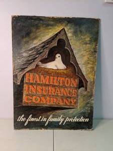 lot 446 image: Vintage Hamilton Co. Poster