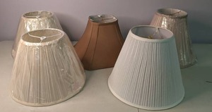lot 452 image: Lot of (5) Lampshades