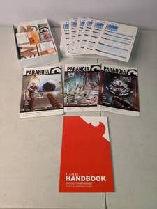 lot 391 image: Your Next Game Night Paranoia Role-Playing Game