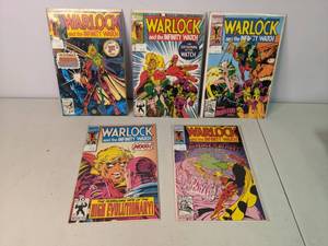 lot 376 image: Lot of (5) Warlock Comic Books