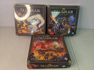 lot 380 image: Set of (3) Talisman Games